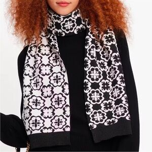 Kate Spade of New York Black and White Scarf